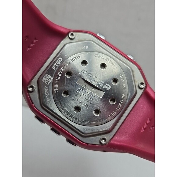 Polar FT60 Activity Tracker Watch Only Pink Tested New Battery 30M WR *READ - Picture 9 of 10